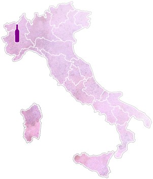 Piemonte map