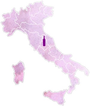 Umbria map